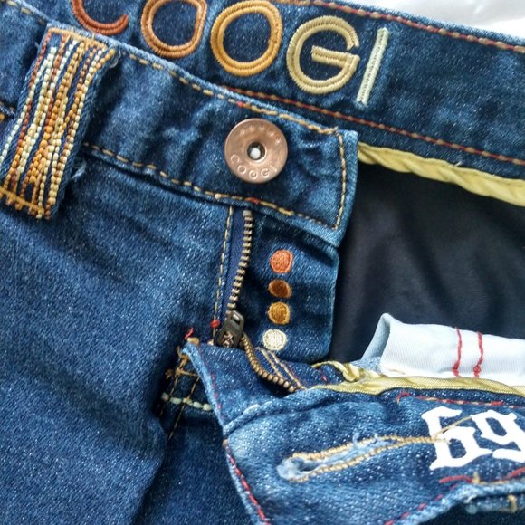 COOGI Embroidered Straight-Leg Jeans - Size 1/2 - Picture 10 of 10